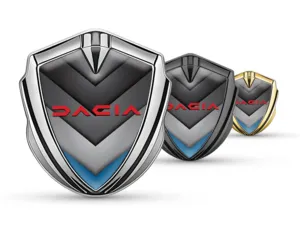 Dacia Emblem Silikon Abzeichen Pro Stil Edelstahl
